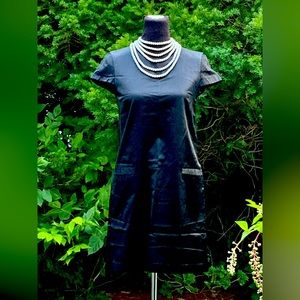 Theory A Line Satin feel Dress